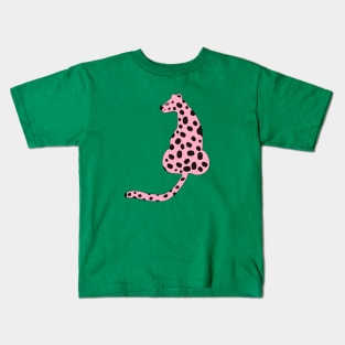 Pink Cheetah Kids T-Shirt